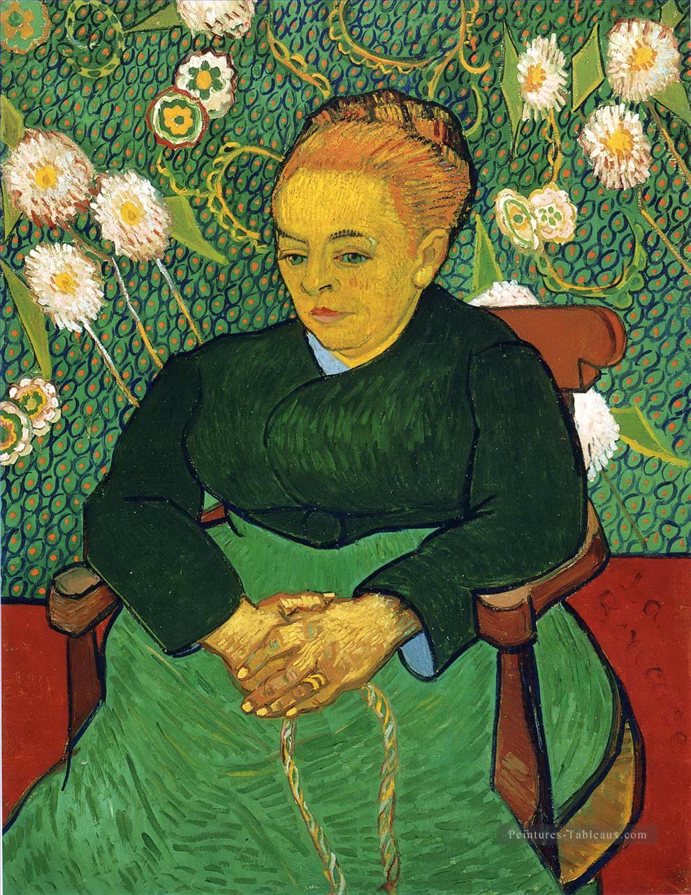 Madame Roulin bercant le berceau Vincent van Gogh Peintures à l'huile